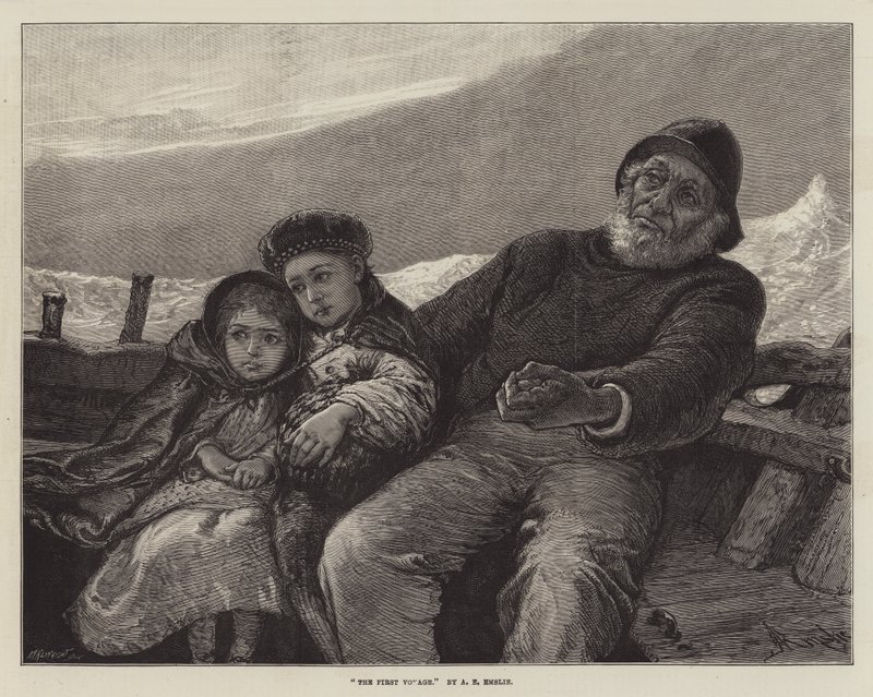 Il primo viaggio da Alfred Edward Emslie