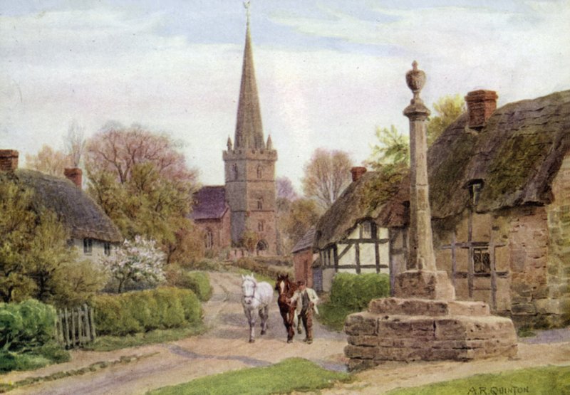 Childs Wickham, vicino a Evesham, Worcester da Alfred Robert Quinton