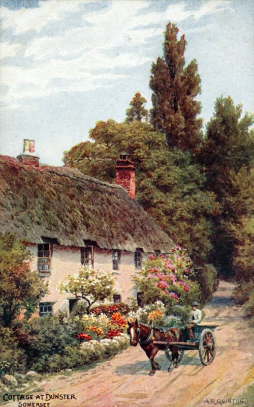 Cottage a Dunster, Somerset da Alfred Robert Quinton