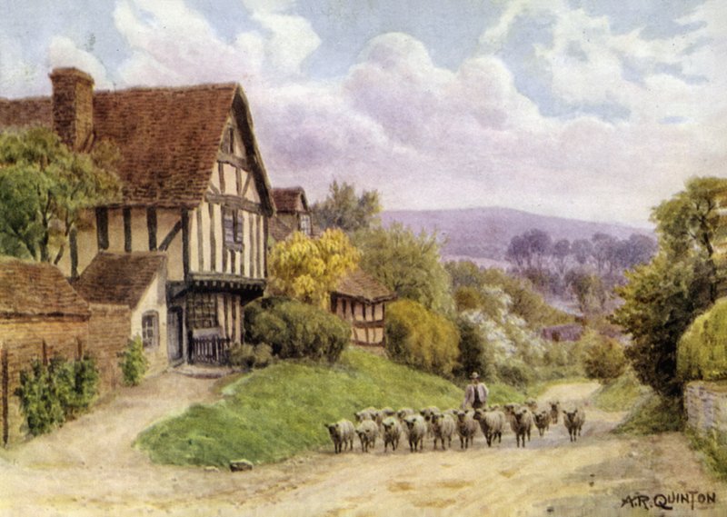 Cropthorne, vicino a Evesham, Worcester da Alfred Robert Quinton