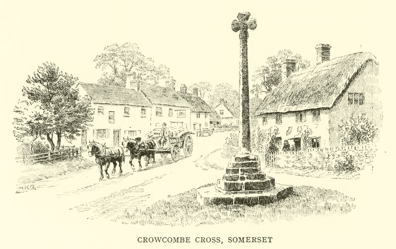 Crowcombe Cross, Somerset da Alfred Robert Quinton
