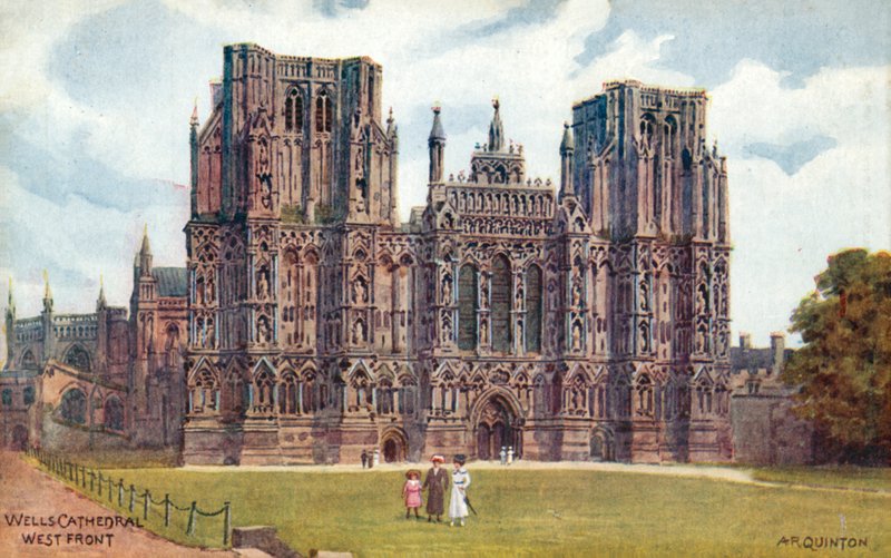 Cattedrale di Wells, facciata ovest da Alfred Robert Quinton