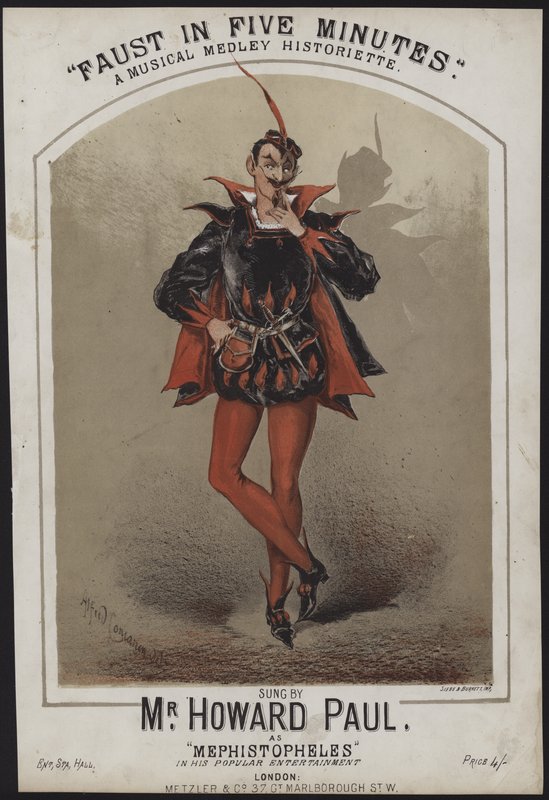 Faust in cinque minuti, Howard Paul, Mefistofele da Alfred Concanen