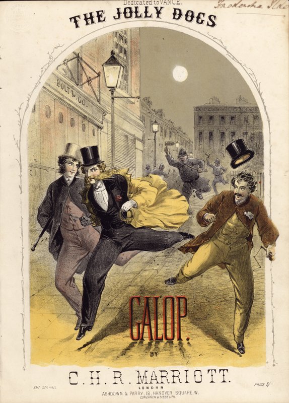 Il galoppo dei cani allegri da Alfred Concanen