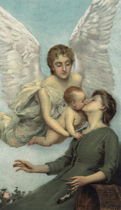 "Il sogno di una madre" da Alfred Edward (after) Emslie