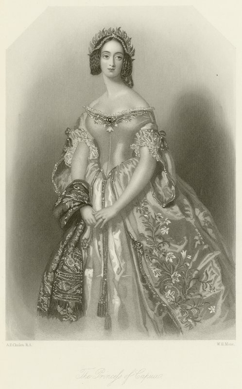 La Principessa di Capua da Alfred Edward Chalon