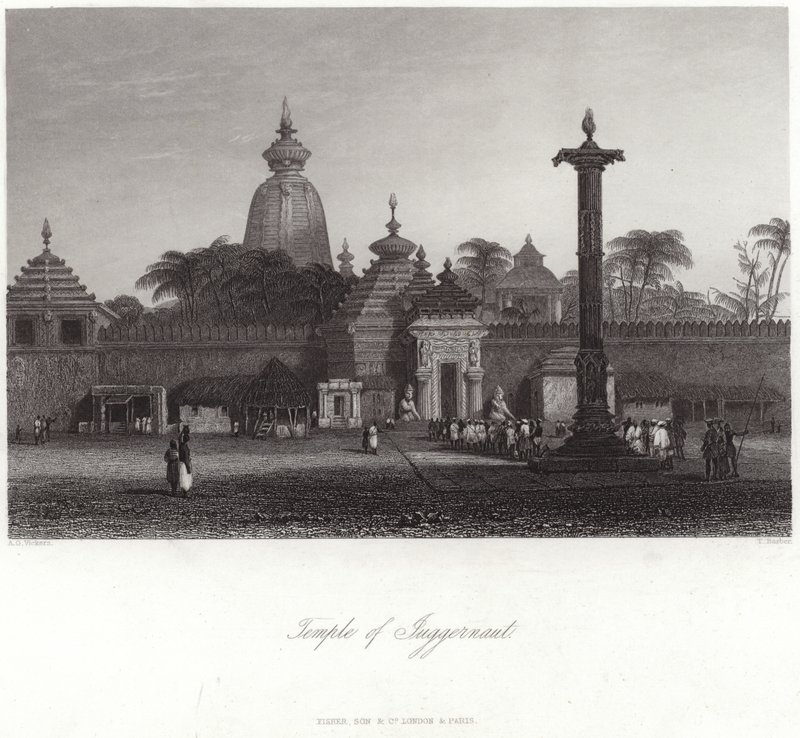 Tempio di Jagannath a Puri da Alfred Gomersal Vickers