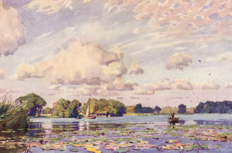 Barton Broad, Norfolk da Alfred Heaton Cooper