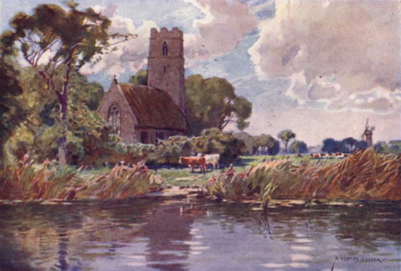 Chiesa di Irstead, Norfolk da Alfred Heaton Cooper