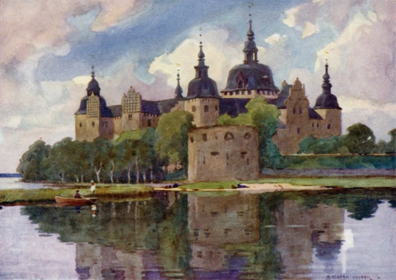castello di Kalmar da Alfred Heaton Cooper