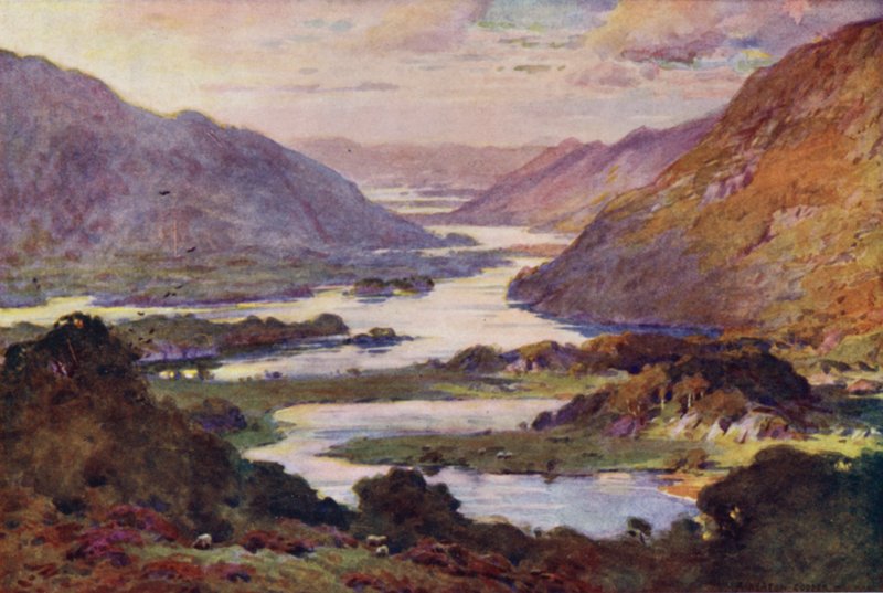 Laghi di Killarney dalla Strada di Kenmare da Alfred Heaton Cooper