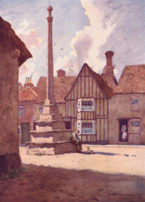 Lavenham Market Cross, Suffolk da Alfred Heaton Cooper