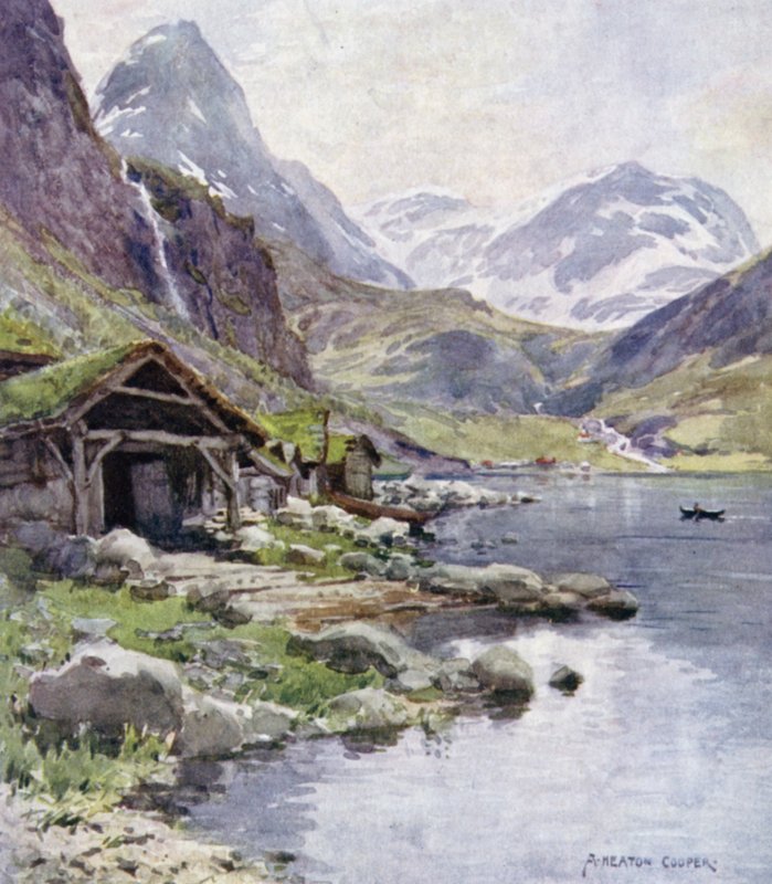 Meraak, Geirangerfjord da Alfred Heaton Cooper