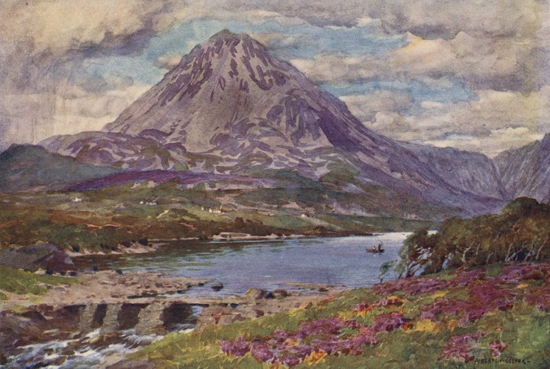 Monte Errigal, Gweedore, Contea di Donegal da Alfred Heaton Cooper