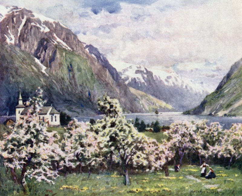 Oode, Hardangerfjord da Alfred Heaton Cooper