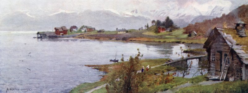 Ostenso, Hardangerfjord da Alfred Heaton Cooper