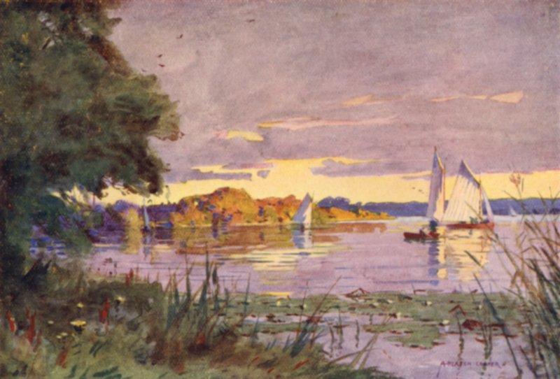 Oulton Broad, Suffolk da Alfred Heaton Cooper