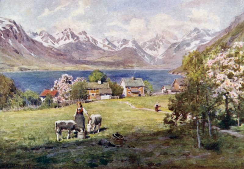 Romsdalfjord, da Naes da Alfred Heaton Cooper