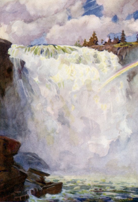 La cascata di Tannforsen, Are da Alfred Heaton Cooper