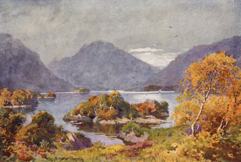 Il Lago Superiore, Killarney da Alfred Heaton Cooper