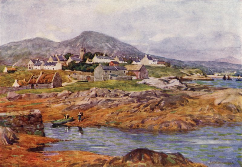 Il Villaggio di Roundstone, Contea di Galway da Alfred Heaton Cooper