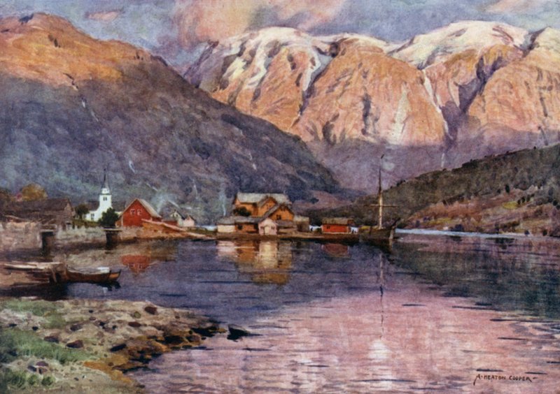 Ulvik, Hardangerfjord da Alfred Heaton Cooper