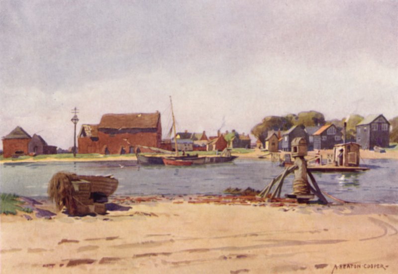 Walberswick Ferry, Suffolk da Alfred Heaton Cooper