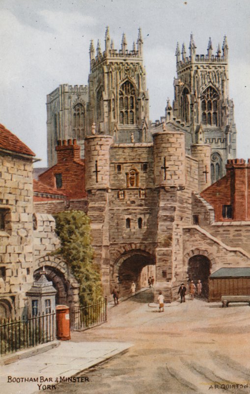 Bootham Bar e Minster, York da Alfred Robert Quinton