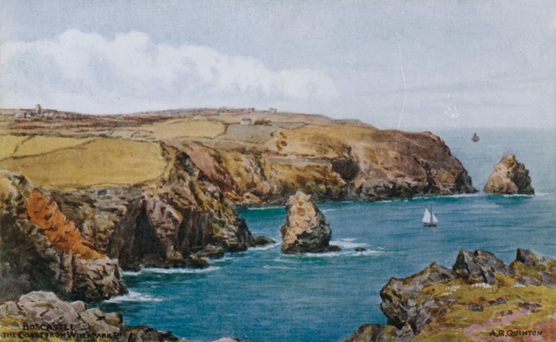 Boscastle, la costa da Willapark da Alfred Robert Quinton
