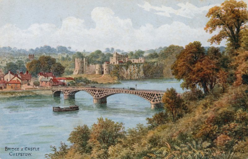 Ponte e castello, Chepstow da Alfred Robert Quinton