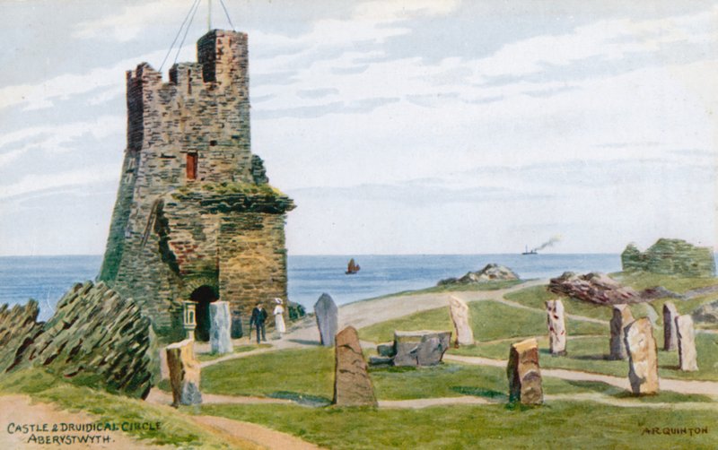 Castello e Cerchio Druidico, Aberystwyth da Alfred Robert Quinton