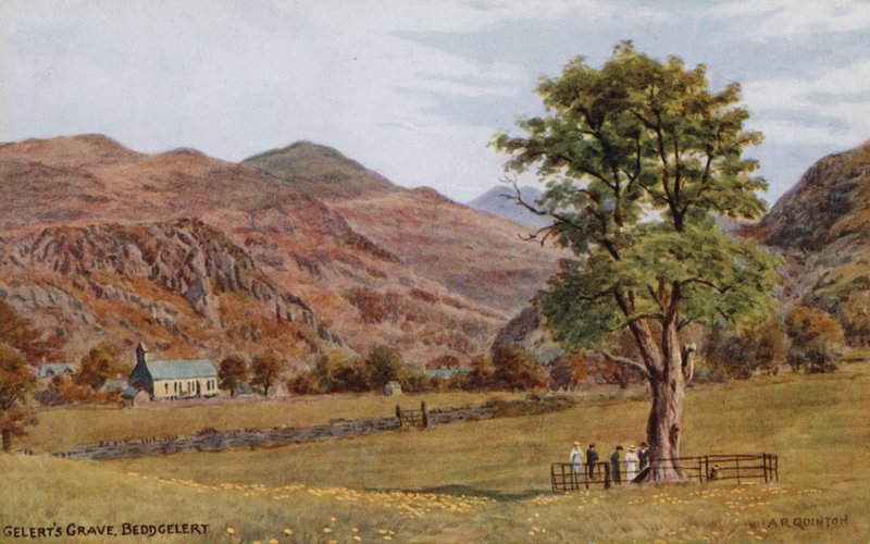 La tomba di Gelert, Beddgelert da Alfred Robert Quinton