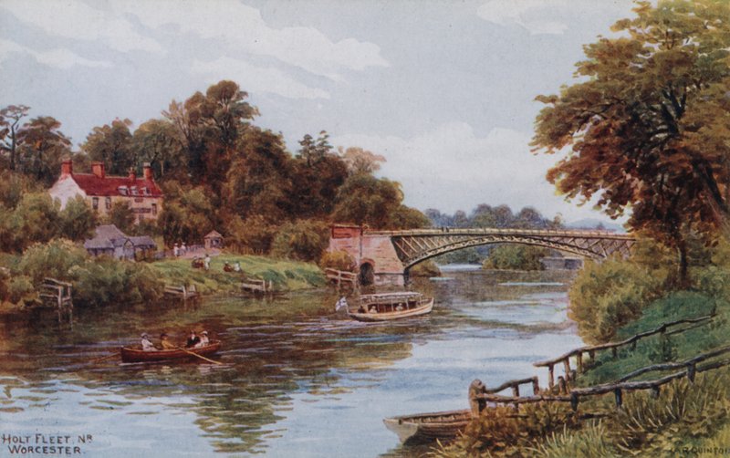 Holt Fleet, vicino a Worcester da Alfred Robert Quinton