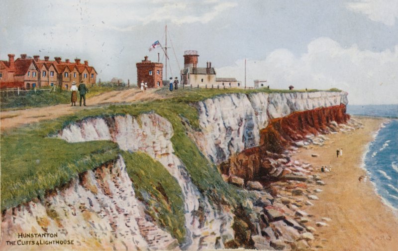 Hunstanton, Le Scogliere e il Faro da Alfred Robert Quinton