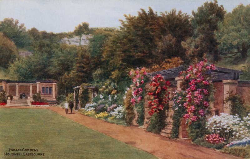 Giardini italiani, Holywell, Eastbourne da Alfred Robert Quinton