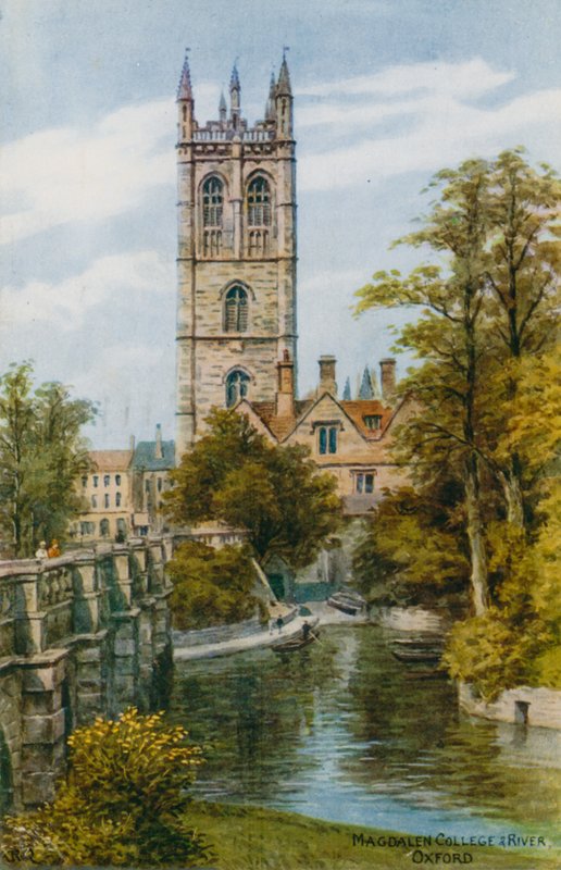 Magdalen College e fiume, Oxford da Alfred Robert Quinton