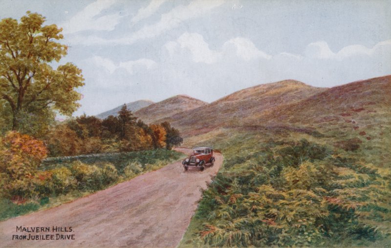 Colline di Malvern, da Jubilee Drive da Alfred Robert Quinton