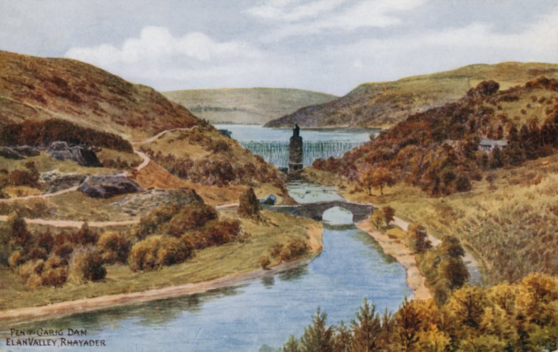 Diga di Pen-y-Garig, Elan Valley, Rhayader da Alfred Robert Quinton