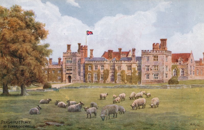 Penshurst Place, vicino a Tunbridge Wells da Alfred Robert Quinton