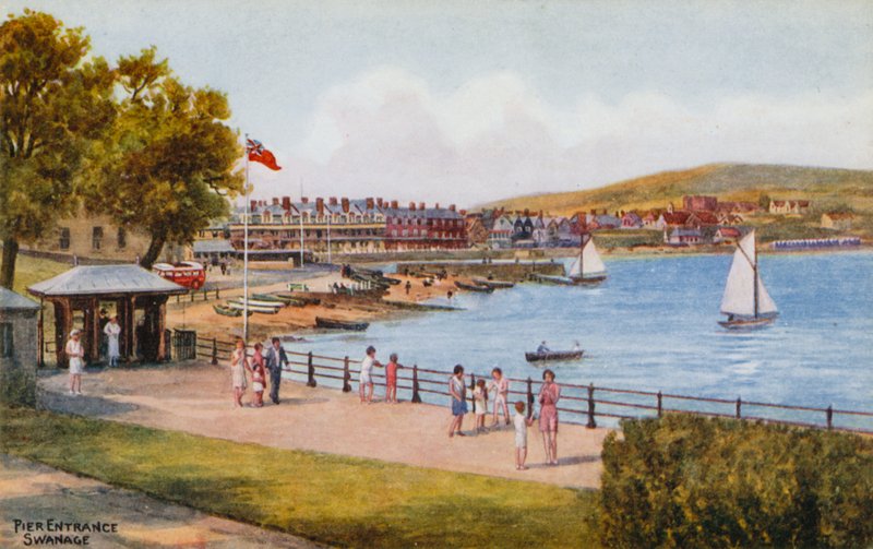 Ingresso del molo, Swanage da Alfred Robert Quinton