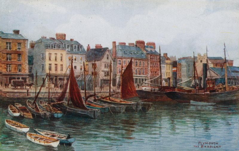 Plymouth, Il Barbican da Alfred Robert Quinton