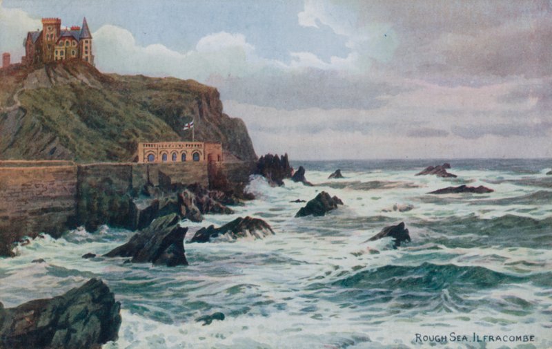 Mare agitato, Ilfracombe da Alfred Robert Quinton
