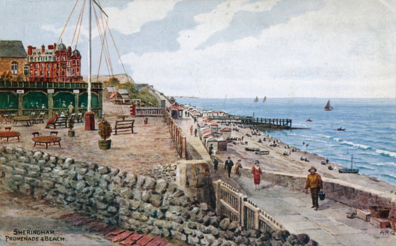 Sheringham, passeggiata e spiaggia da Alfred Robert Quinton