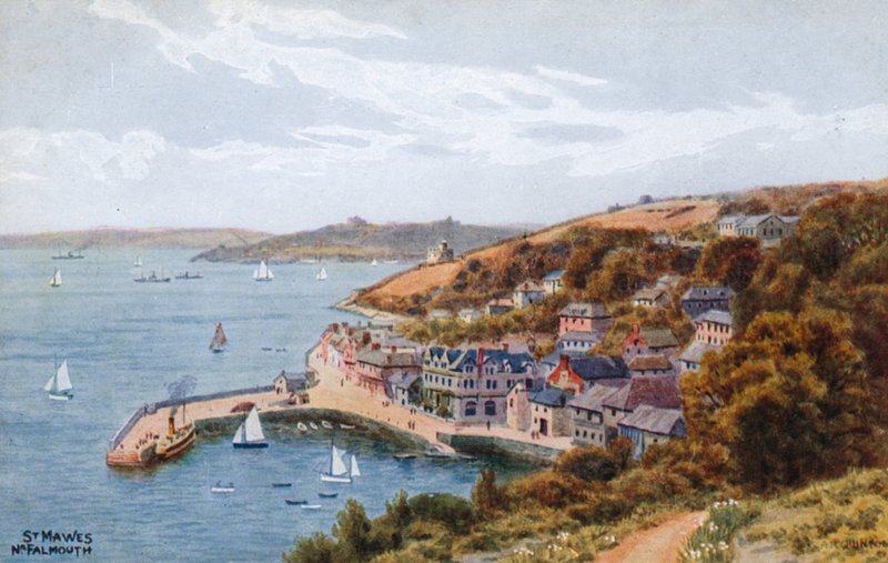 St Mawes, vicino a Falmouth da Alfred Robert Quinton