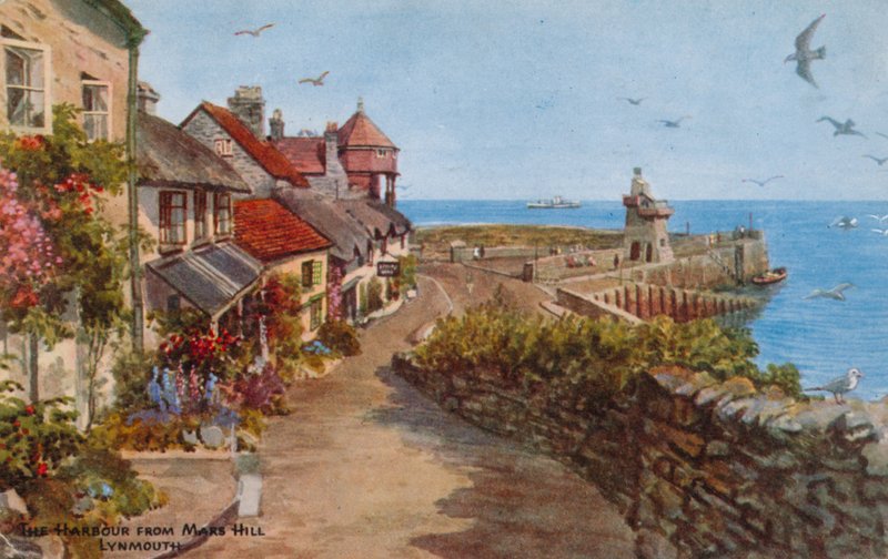 Il Porto da Mars Hill, Lynmouth da Alfred Robert Quinton