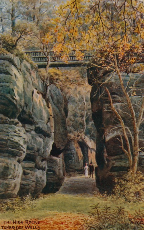Le Alte Rocce, Tunbridge Wells da Alfred Robert Quinton