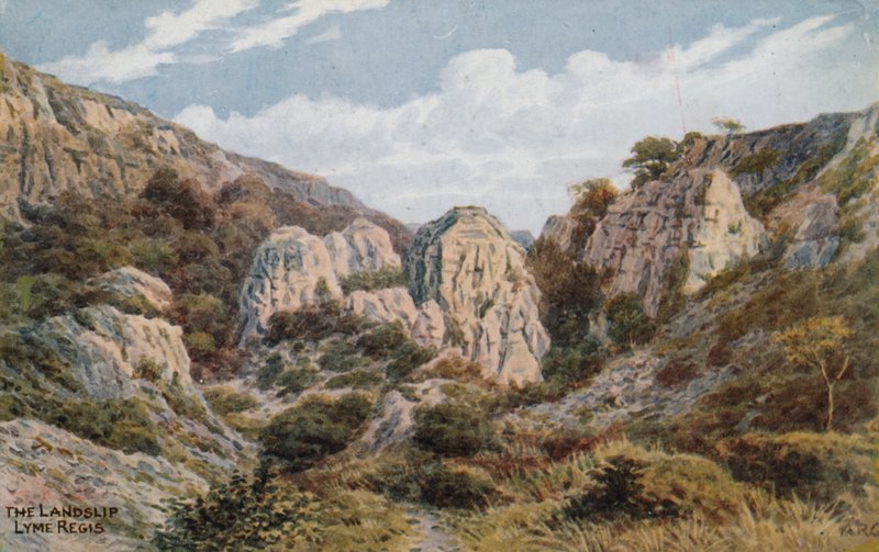 La frana, Lyme Regis da Alfred Robert Quinton