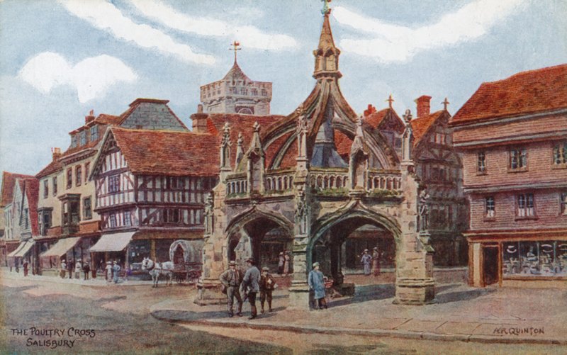 Il Poultry Cross, Salisbury da Alfred Robert Quinton
