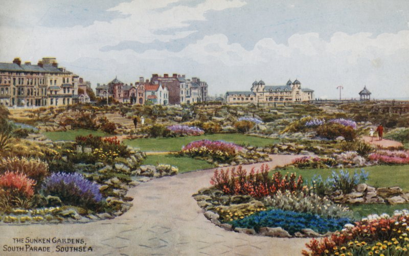 I Giardini Sommersi, South Parade, Southsea da Alfred Robert Quinton