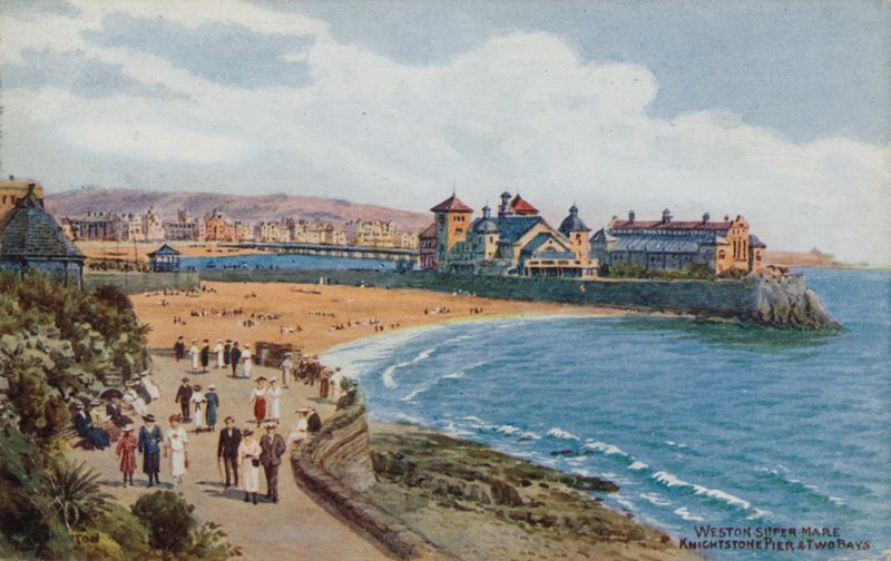 Weston-Super-Mare, Knightstone Pier e Due Baie da Alfred Robert Quinton
